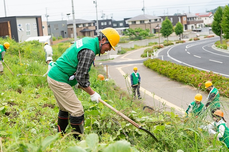 下草刈り